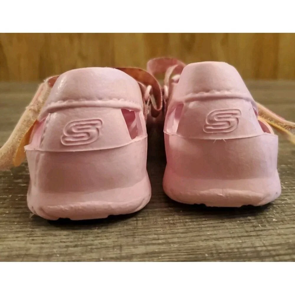 Skechers Cali Gear Mary Jane‎ Cross Strap Shoes Toddler Size 5 Pink